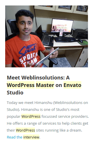 Weblin Solutions Mumbai CEO Interview Envato Studio
